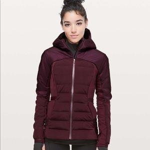 NWT lululemon Down for it all Jacket 8 Adobe
